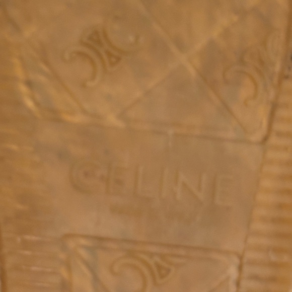 Celine Blue Denim And Silver Color Espadrilles - Picture 9 of 12